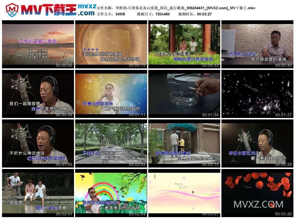 李胜利-只要你是真心爱我_国语_流行歌曲_MB204431